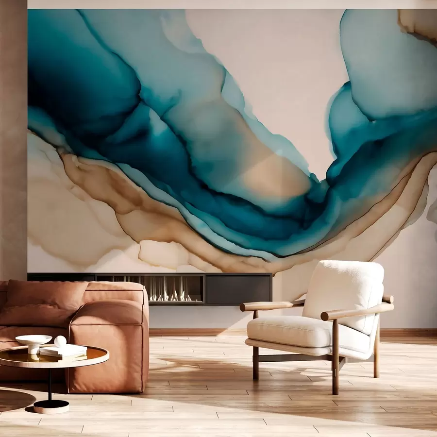 murais de parede textura abstrata no estilo tinta alcoólica w05238