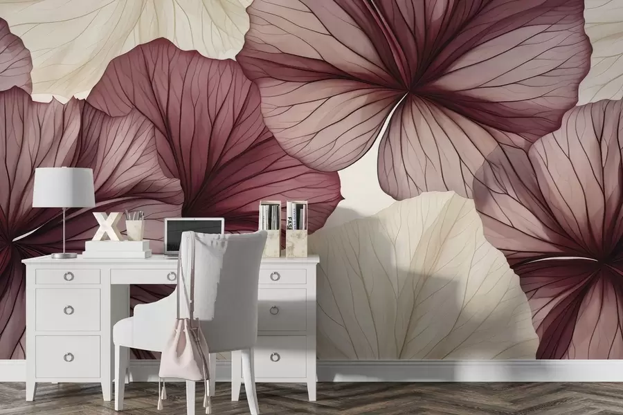 murais de parede Flores em grande escala w05443
