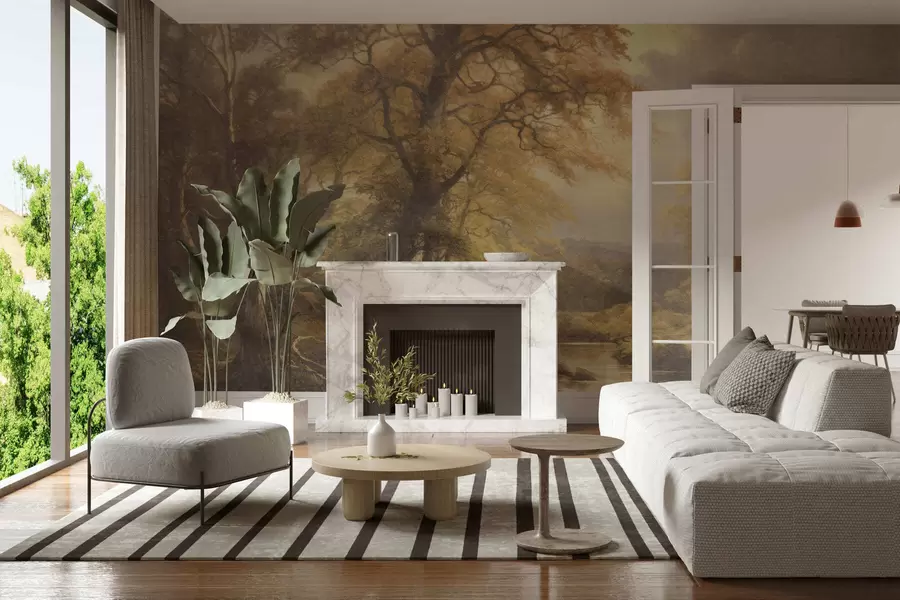 murais de parede Floresta antiga w05447