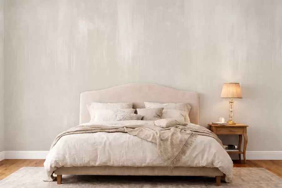 murais de parede Fundo bege claro com uma textura vertical subtil w05121