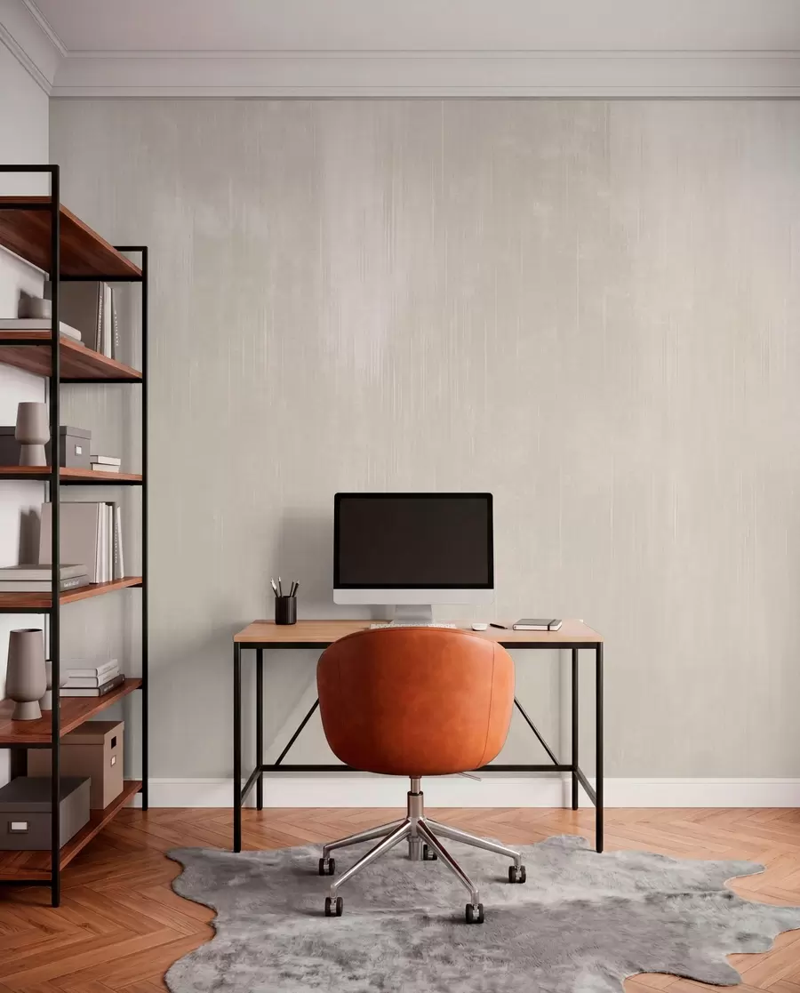 murais de parede Fundo bege claro com uma textura vertical subtil w05121