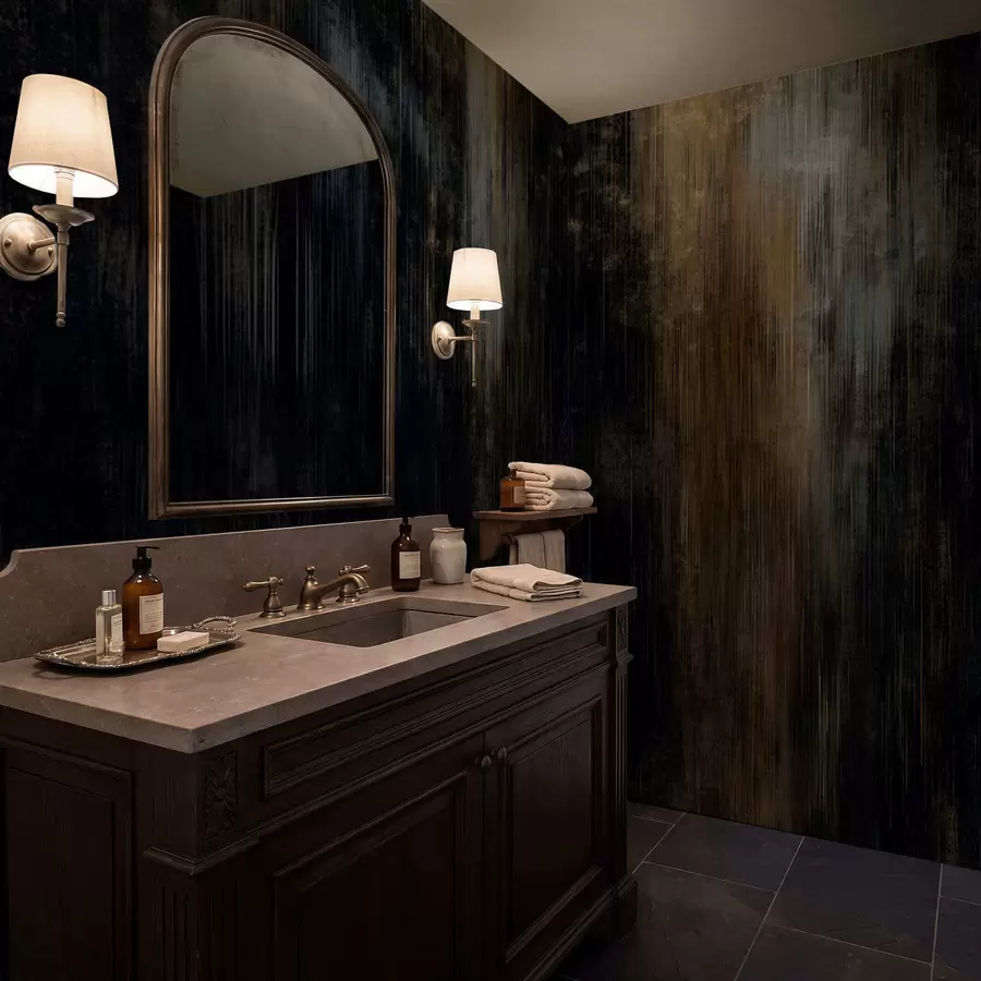 murais de parede Fundo abstrato escuro com riscas verticais w05121v5