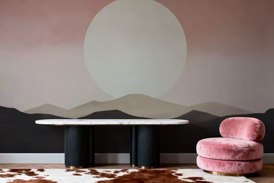 murais de parede Pôr-do-sol tranquilo w05285