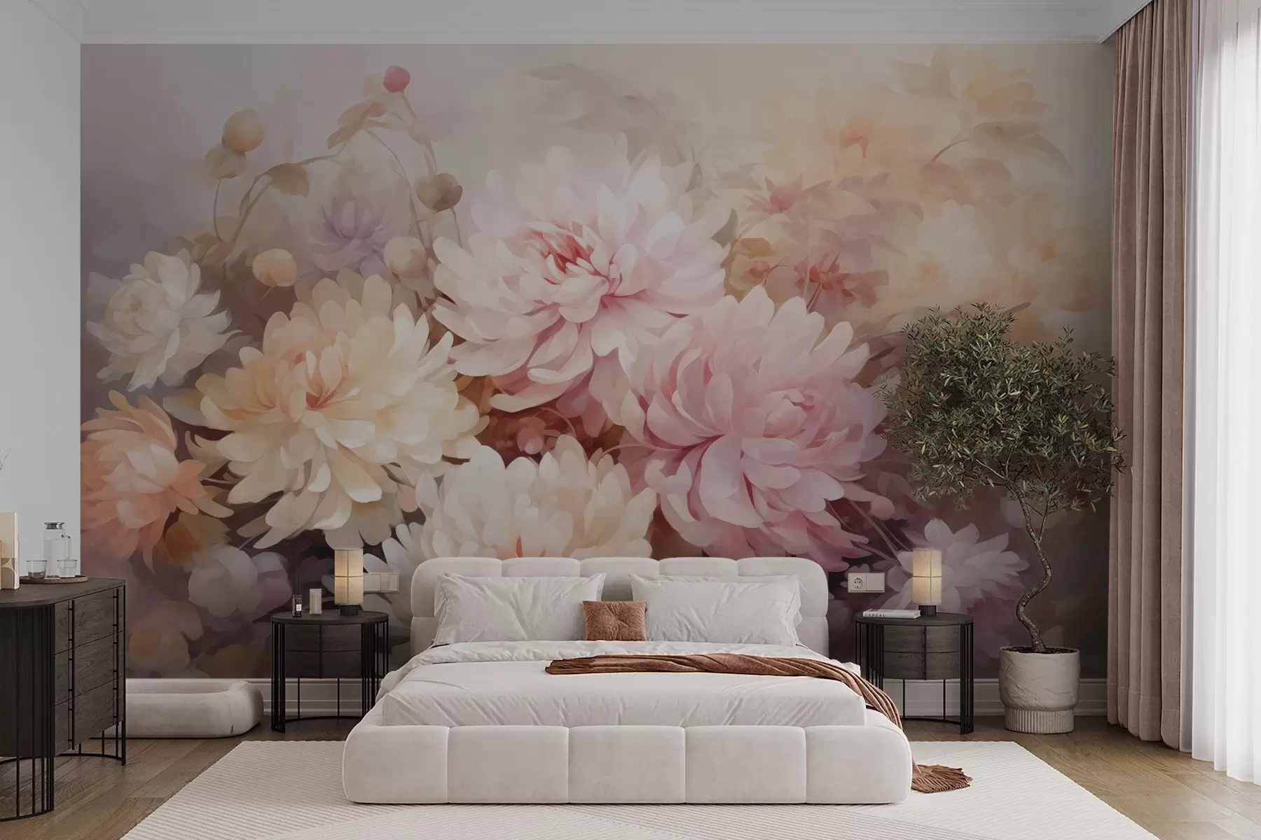murais de parede Flores w05073