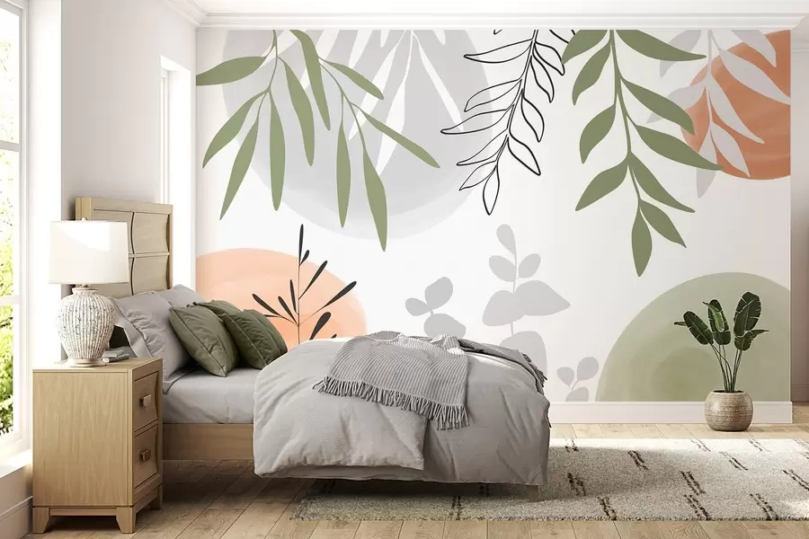 murais de parede Vegetação abstrata w05506