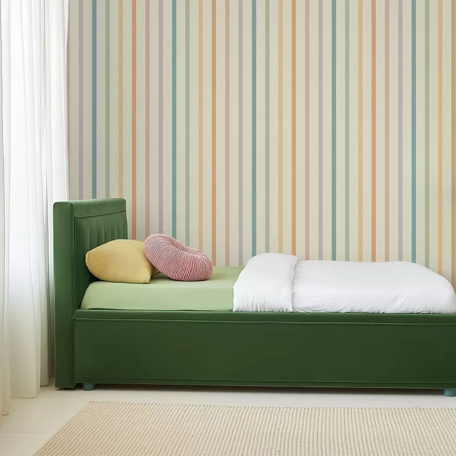 murais de parede Riscas em tons pastel com transições suaves de cor a01184v2
