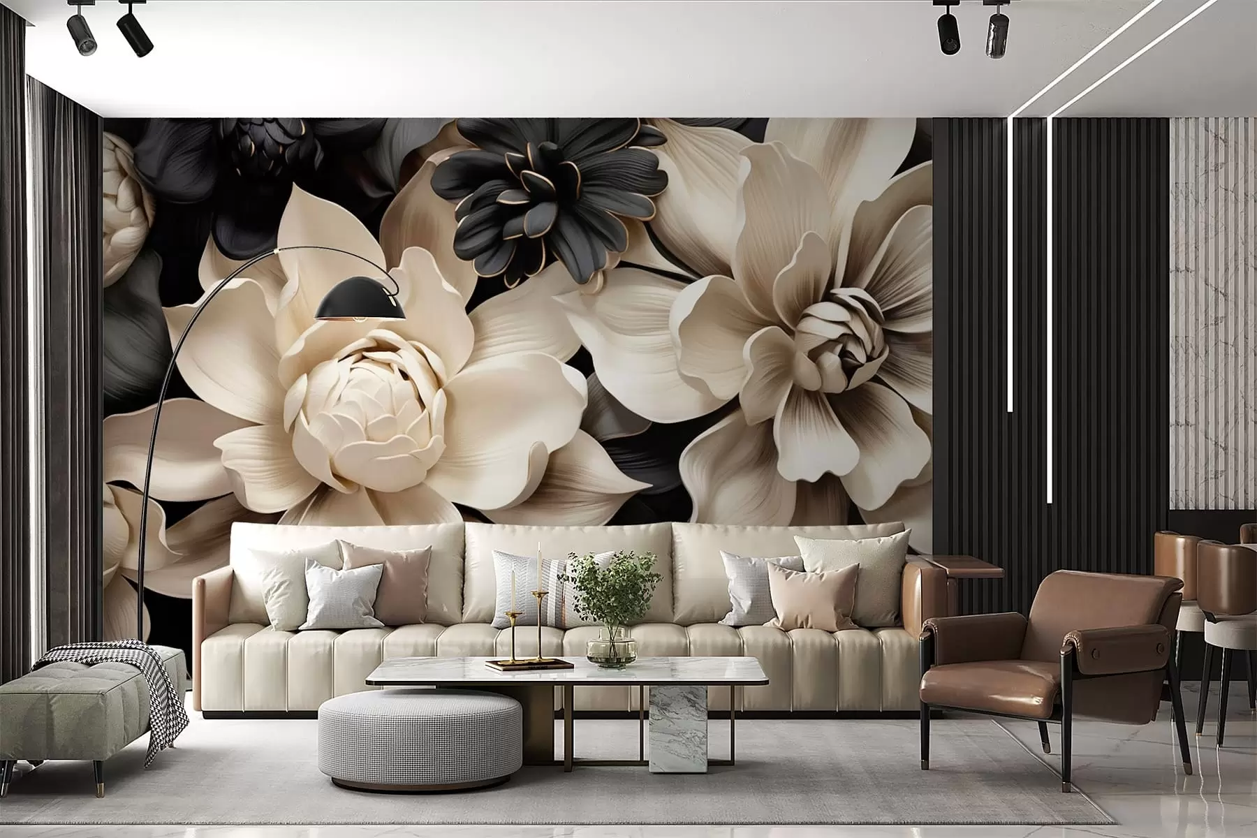 murais de parede Flores fantásticas w05618
