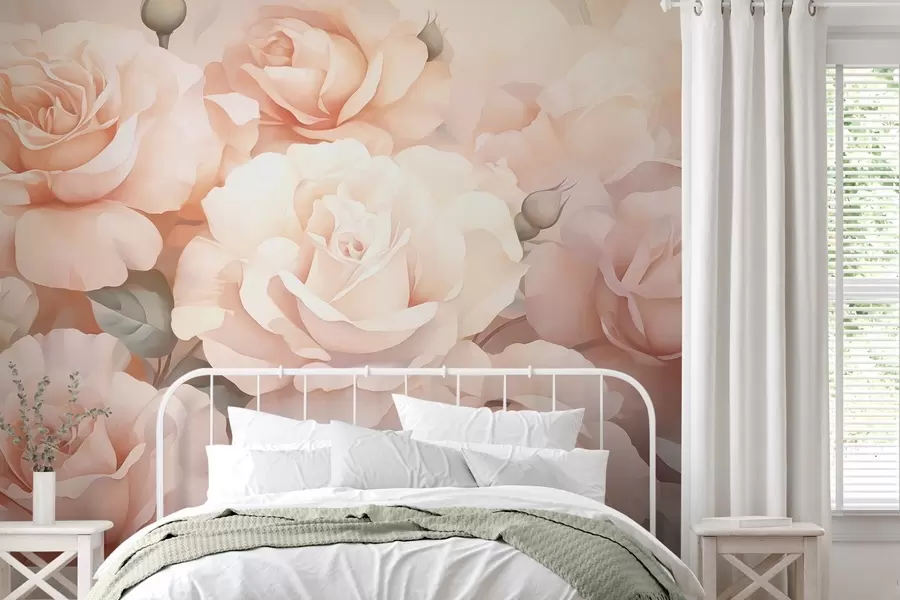 murais de parede Rosas abstratas w05553