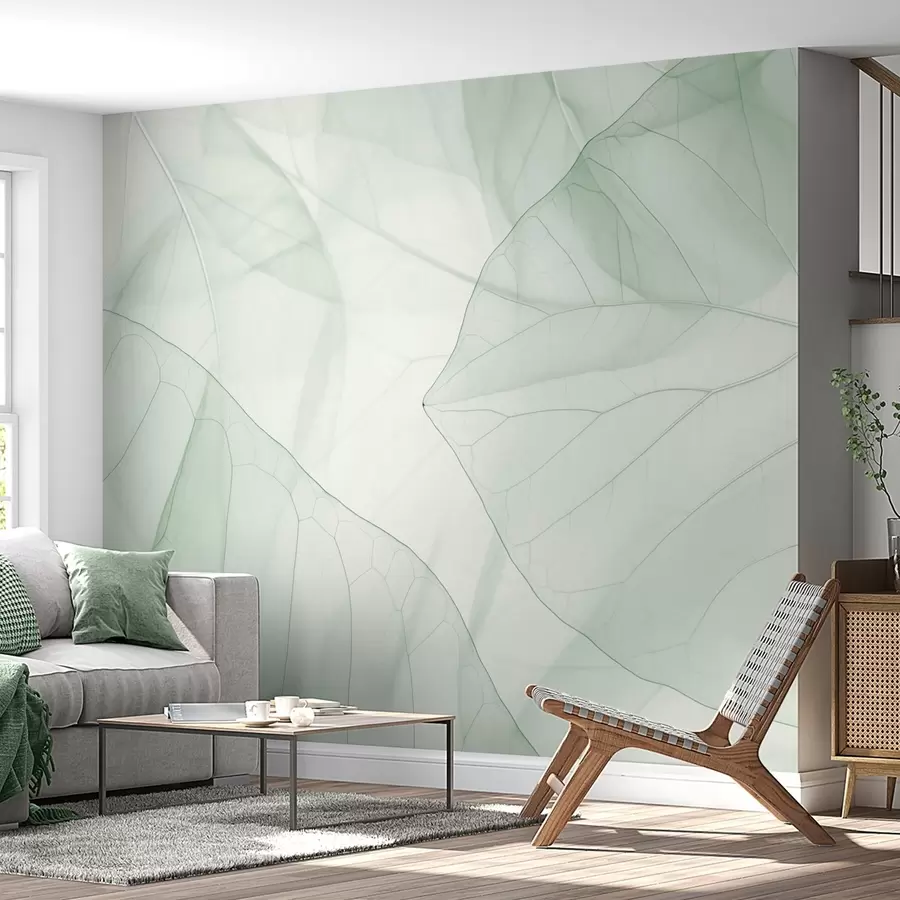 murais de parede Veias abstratas das folhas w05474