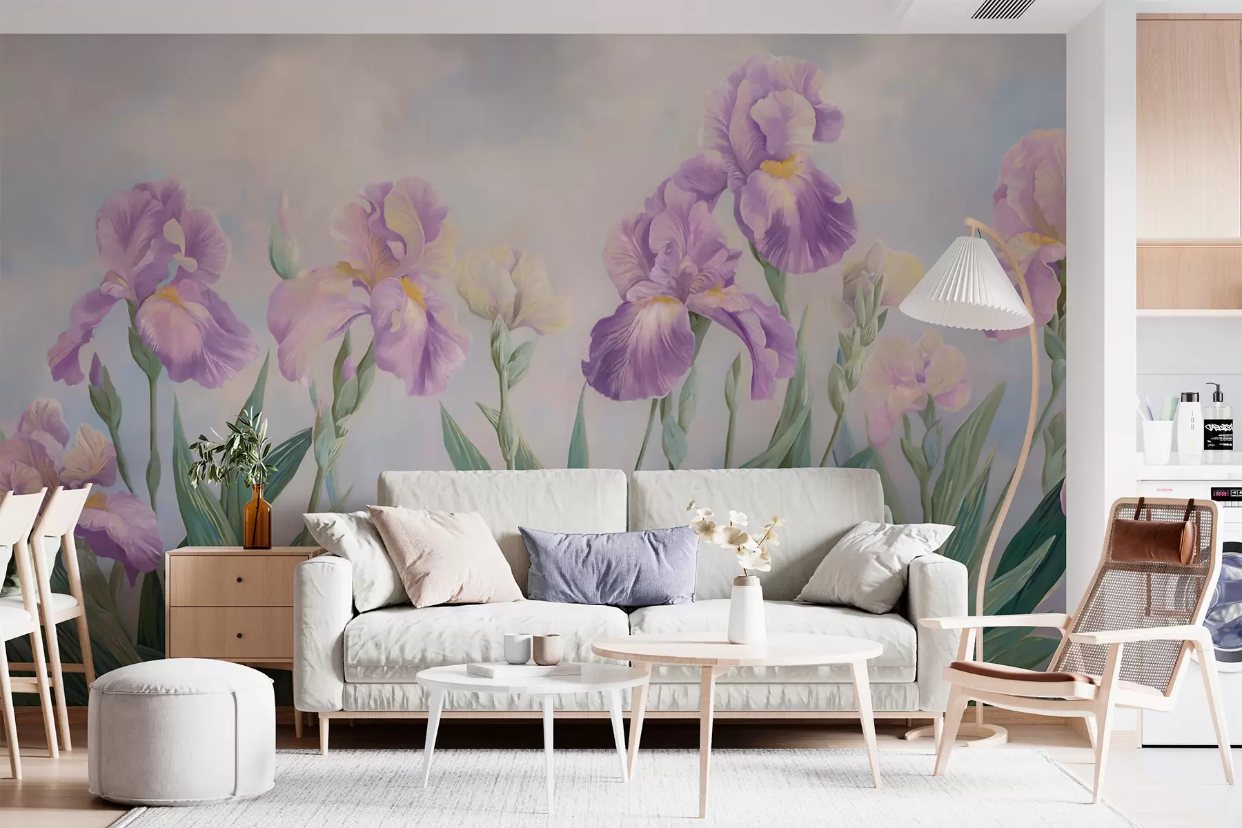 murais de parede Flores clássicas w05646