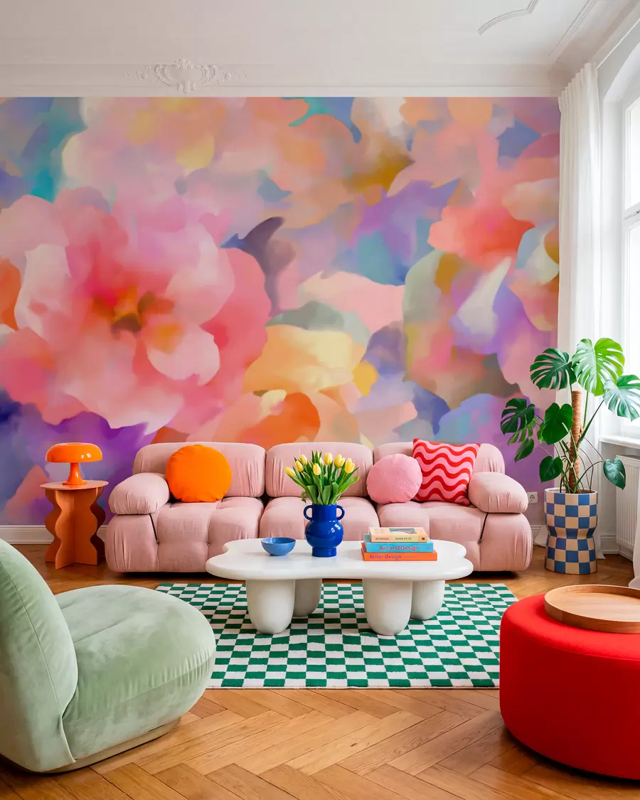 murais de parede Flores w05652