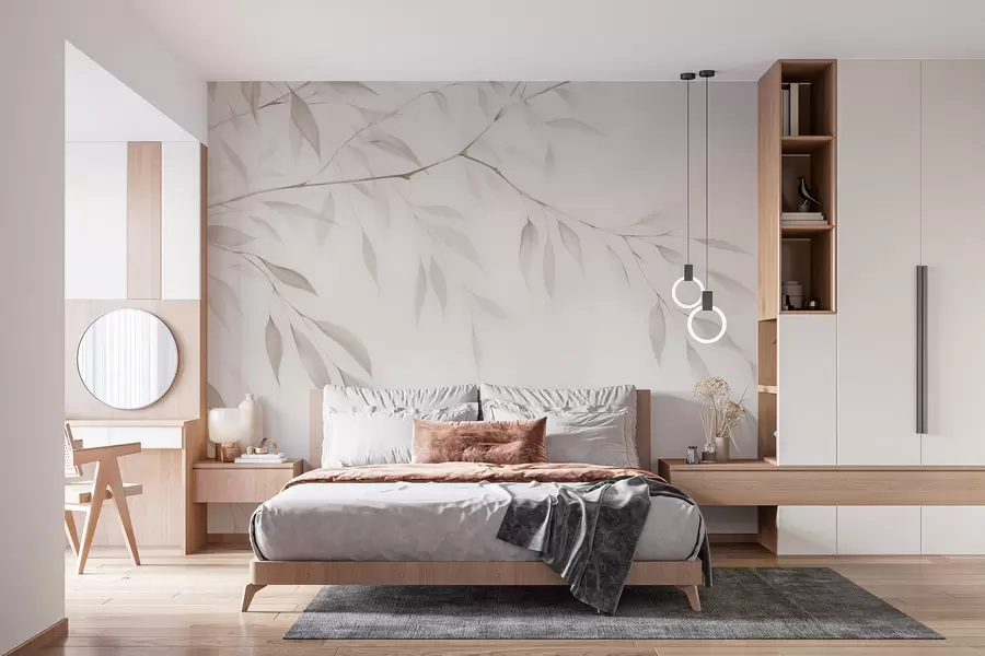 murais de parede Um ramo de árvore w05682v1