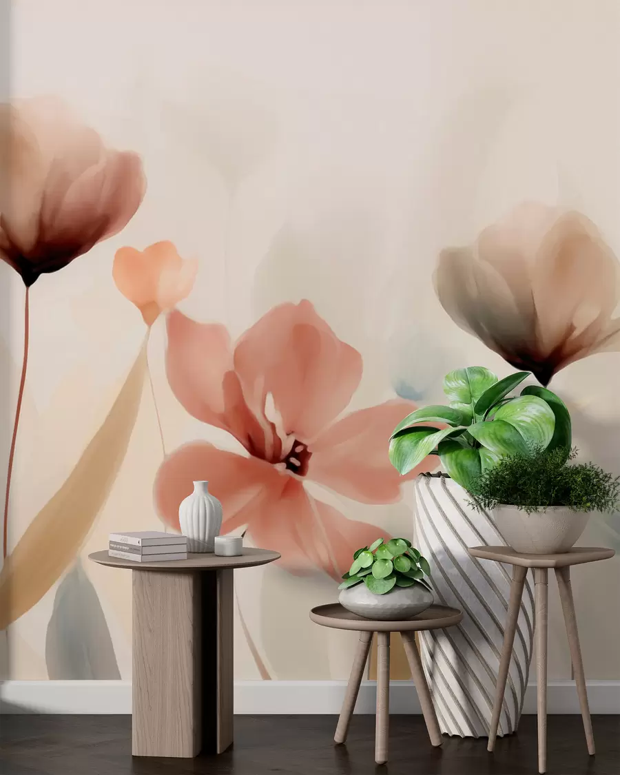 murais de parede Flores silvestres w05684