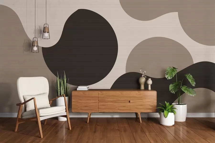 murais de parede Formas Orgânicas w05655