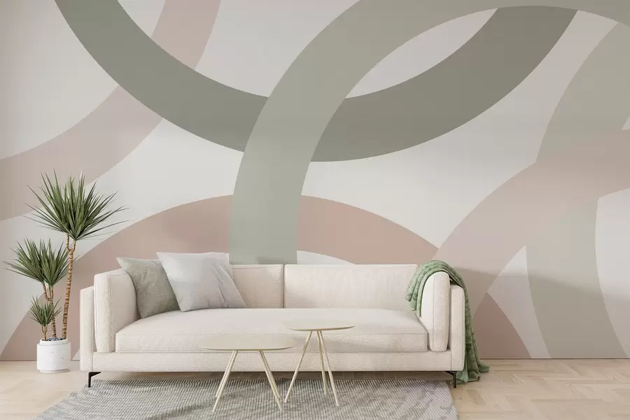murais de parede Abstração com círculos w05709
