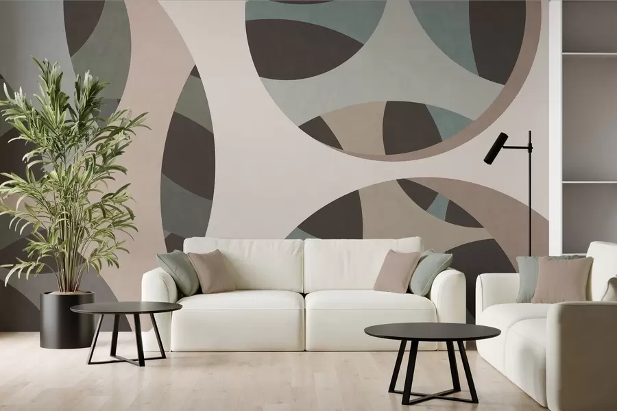 murais de parede abstração textural contemporânea em tons de bege e tons naturais w05751v1
