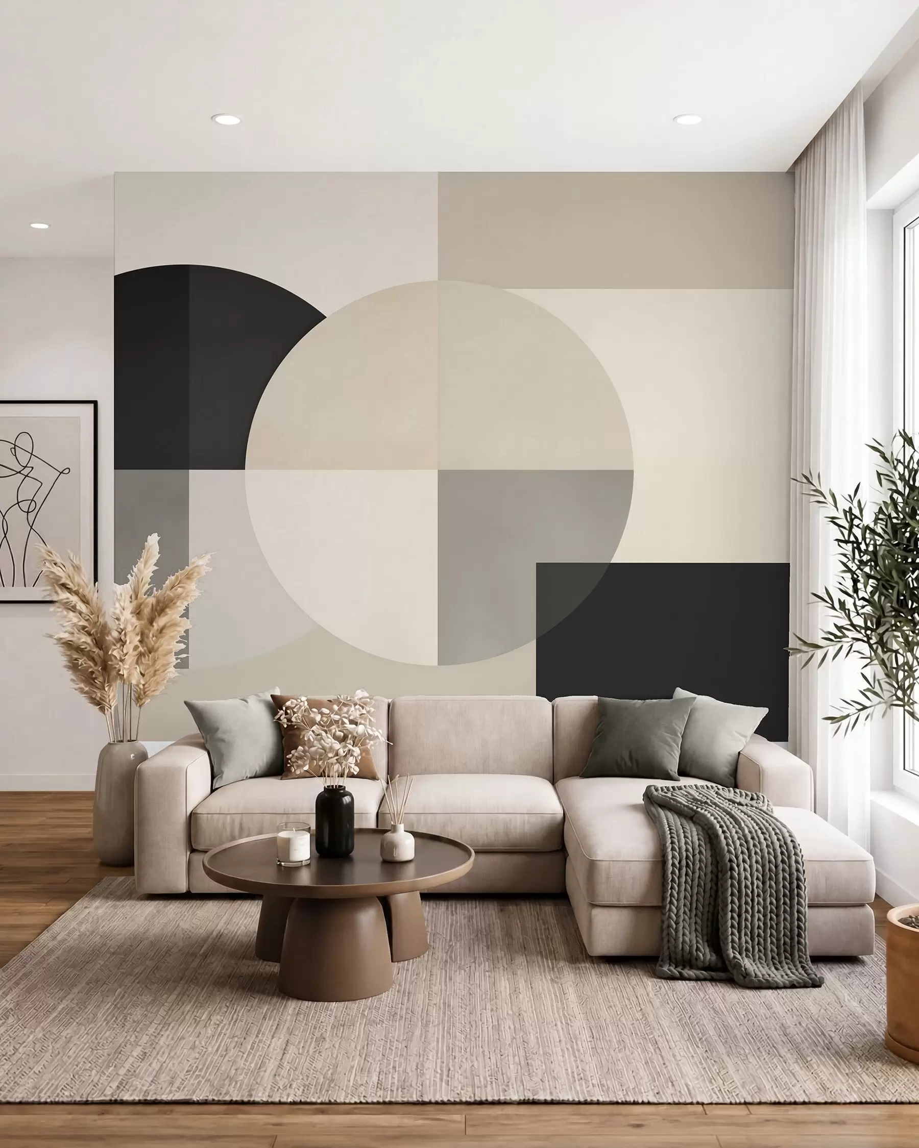 murais de parede Abstração geométrica w05779