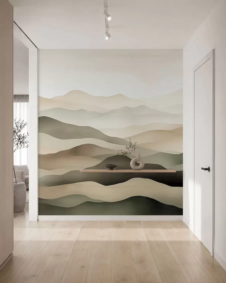 murais de parede Horizontes Envoltos em Nevoeiro w09971