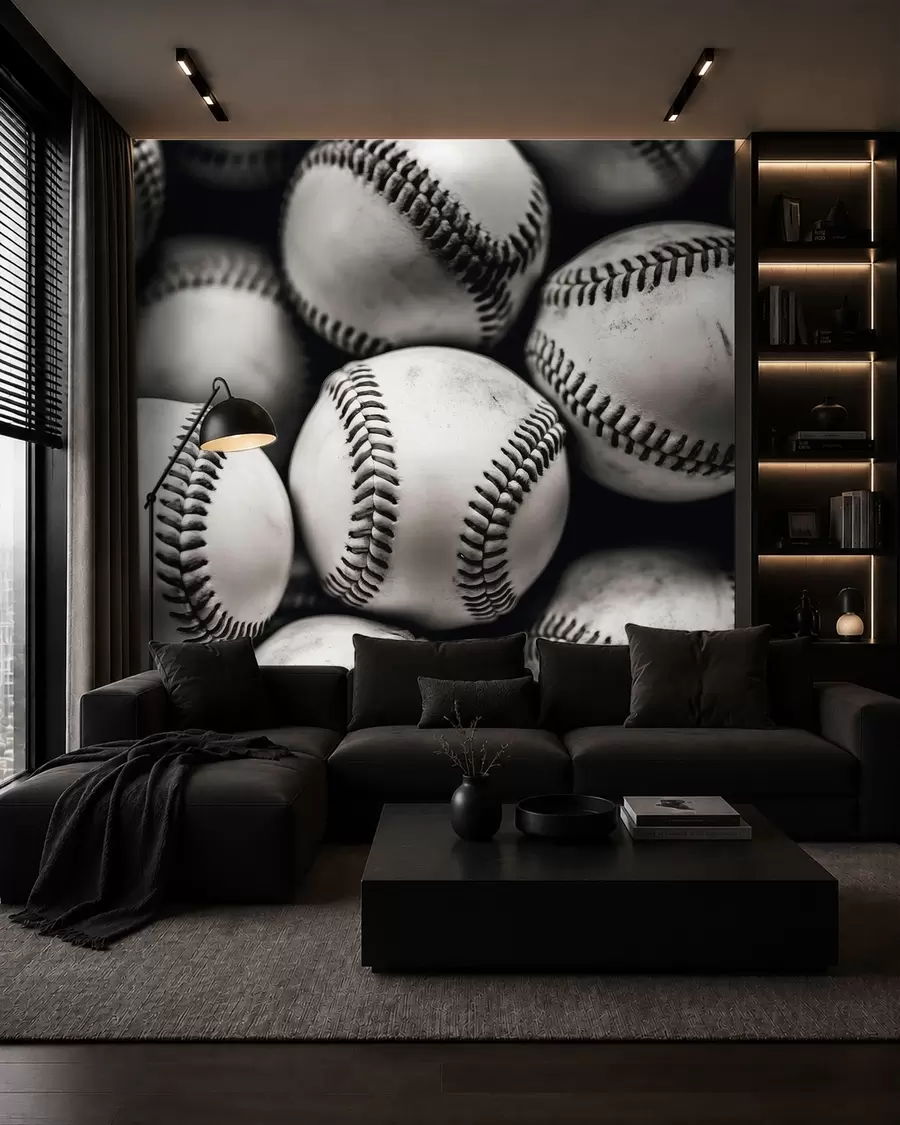 murais de parede Bolas de basebol w09966
