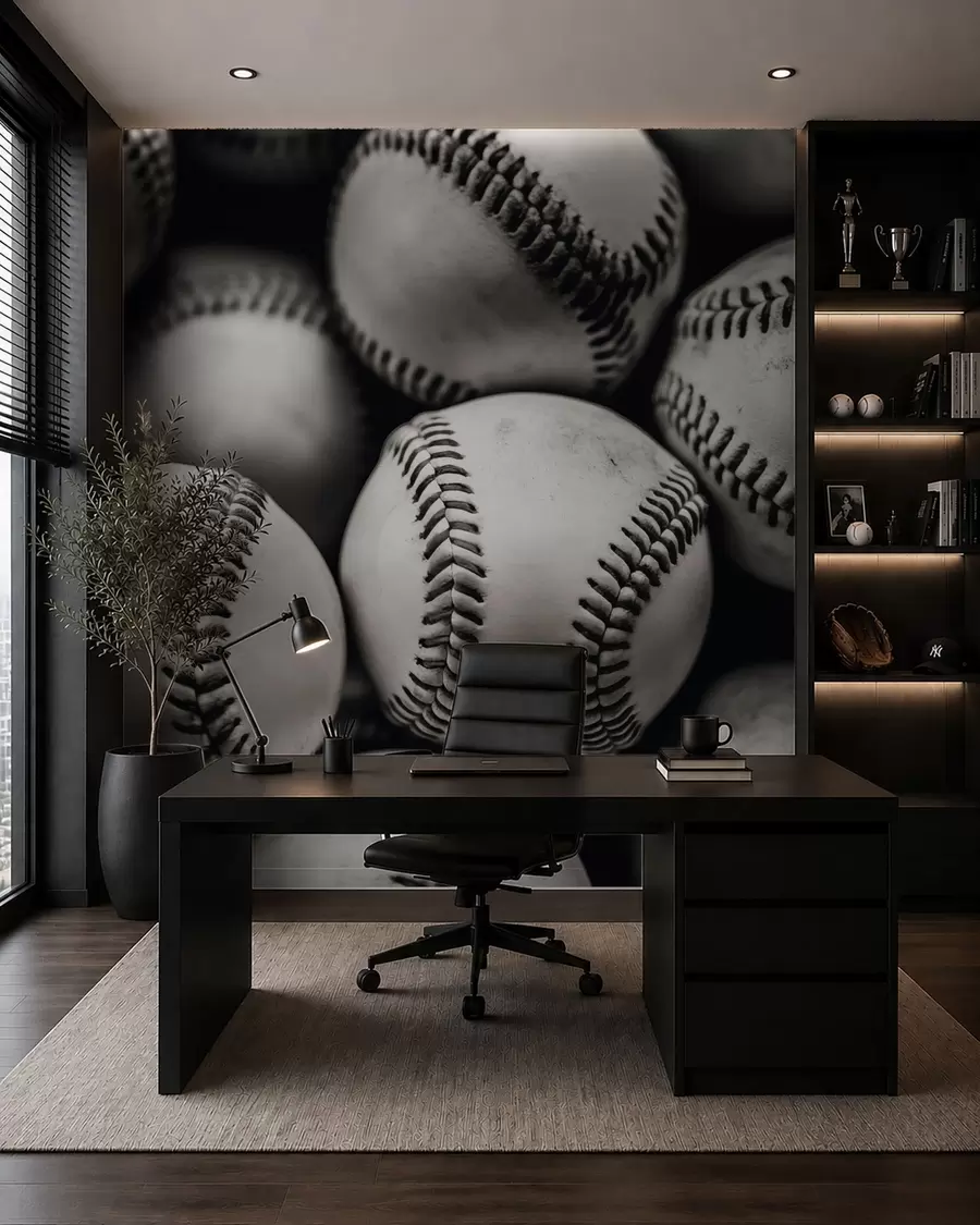 murais de parede Bolas de basebol w09966