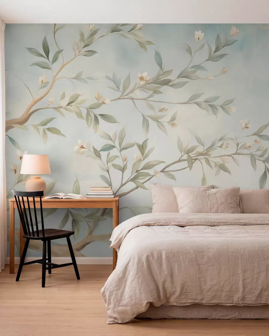 murais de parede Um ramo com flores w05677