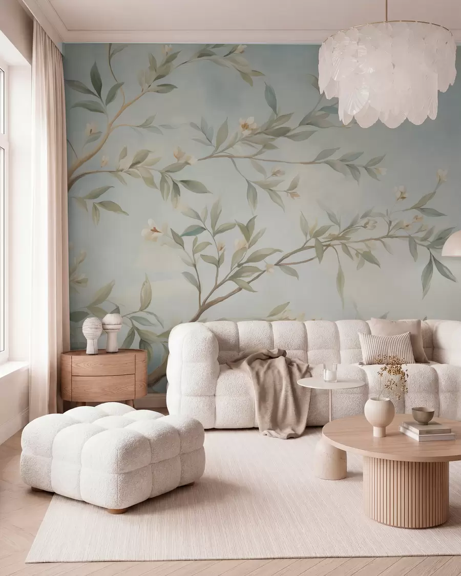 murais de parede Um ramo com flores w05677