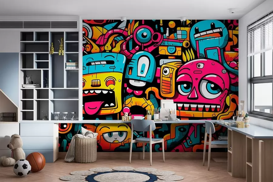murais de parede Grafite w05762