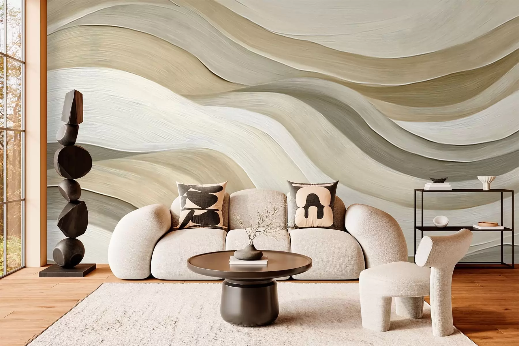 murais de parede Linhas abstractas w05881