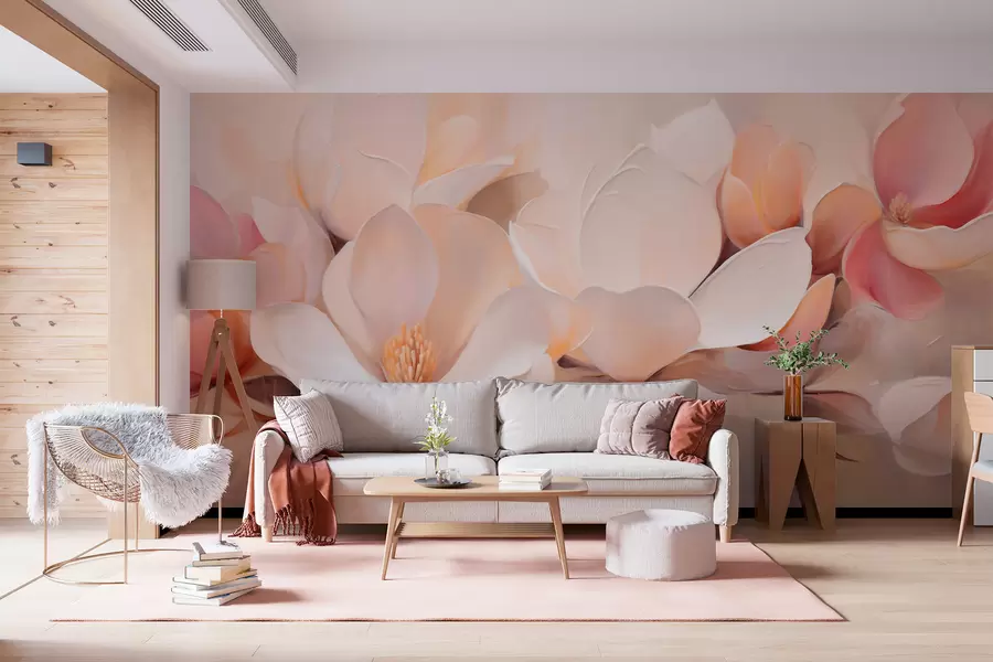 murais de parede Um ramo com flores w05979