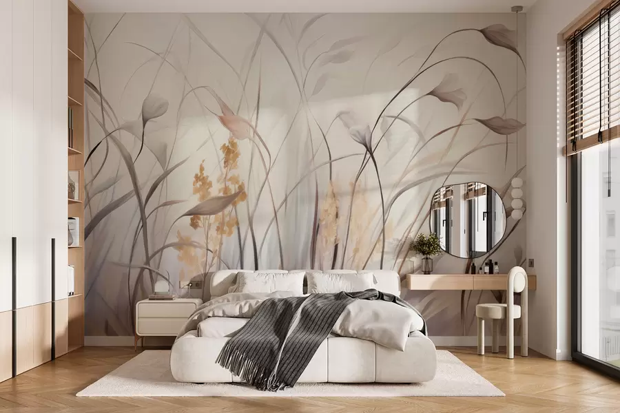murais de parede Flores secas w05938