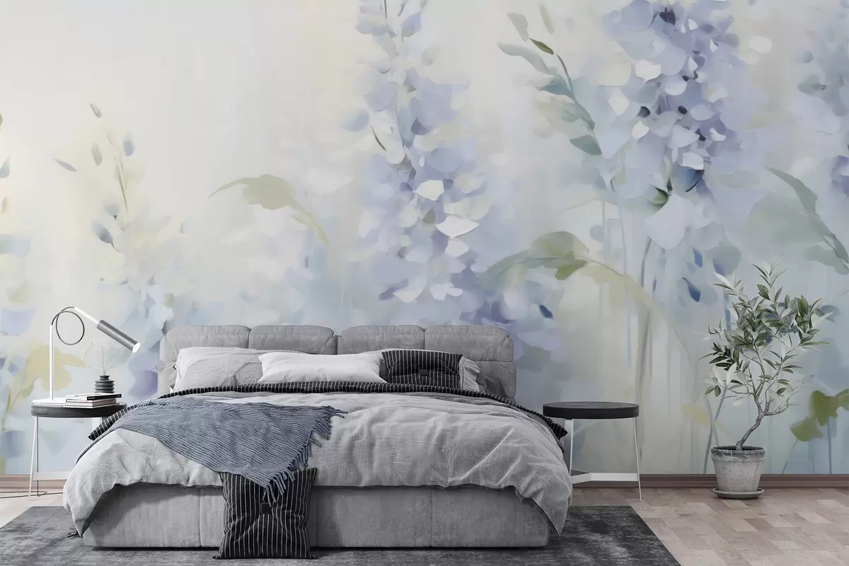 murais de parede Flores abstratas w05995