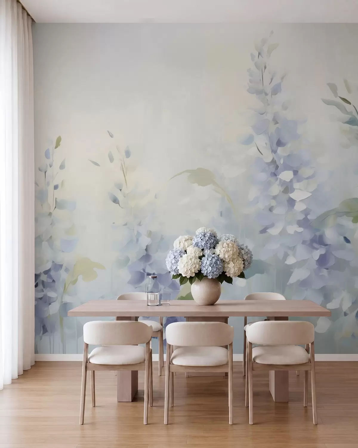 murais de parede Flores abstratas w05995