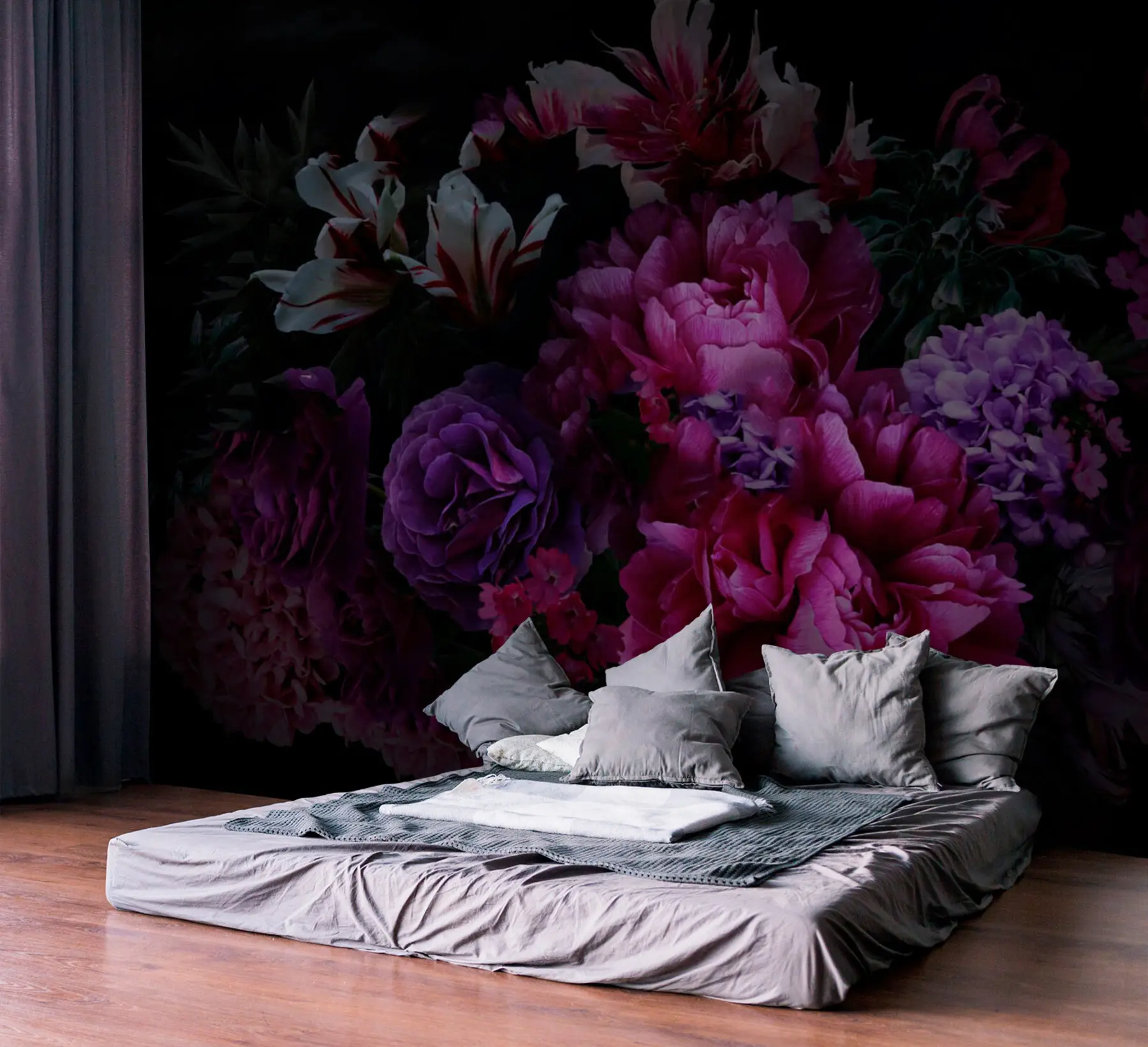 murais de parede Bouquet de magníficas peônias u72224