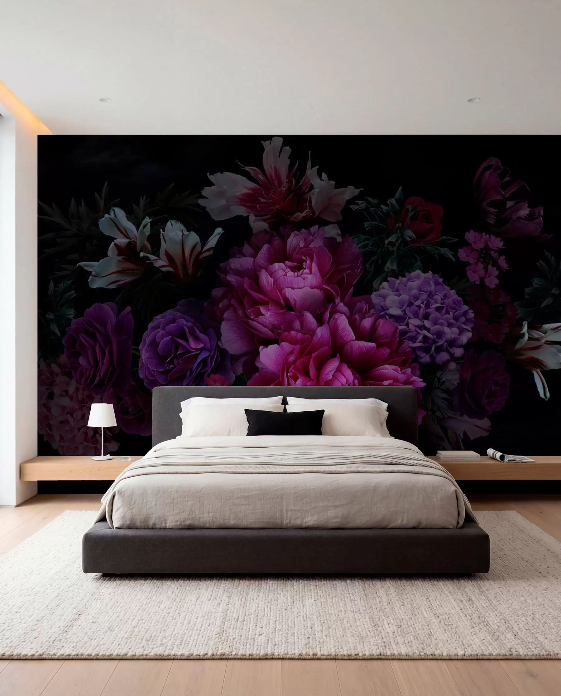 murais de parede Bouquet de magníficas peônias u72224