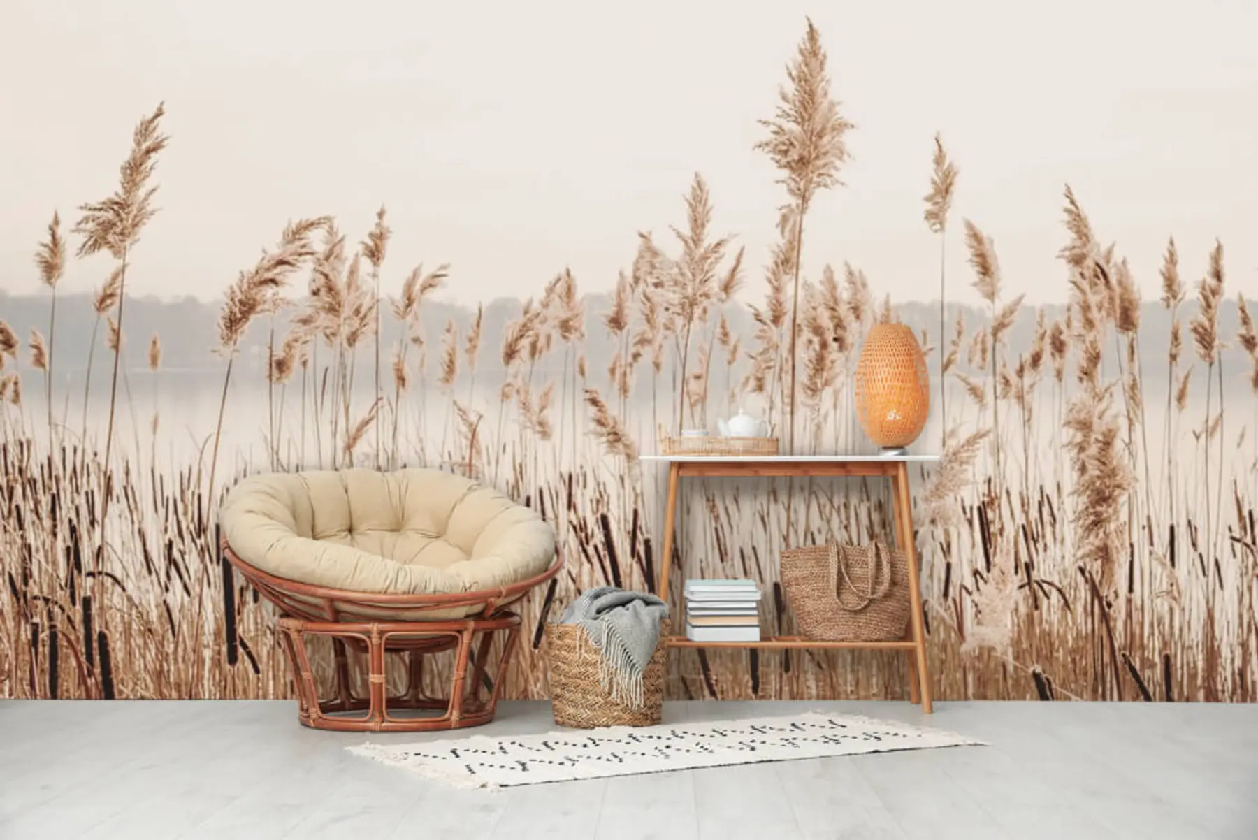 murais de parede Juncos e taboa u44598