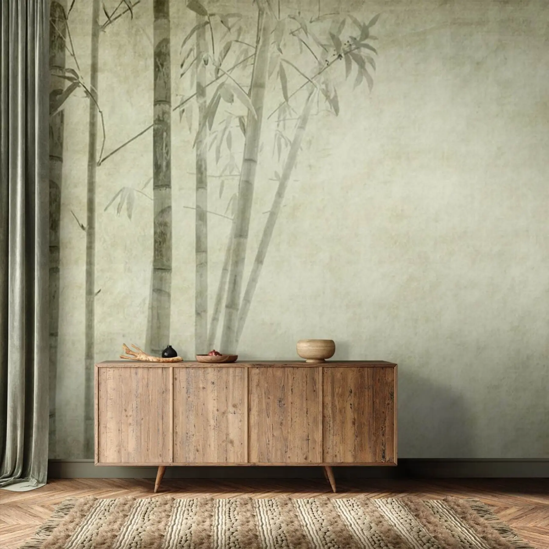 murais de parede Minimalismo Bambu u72564