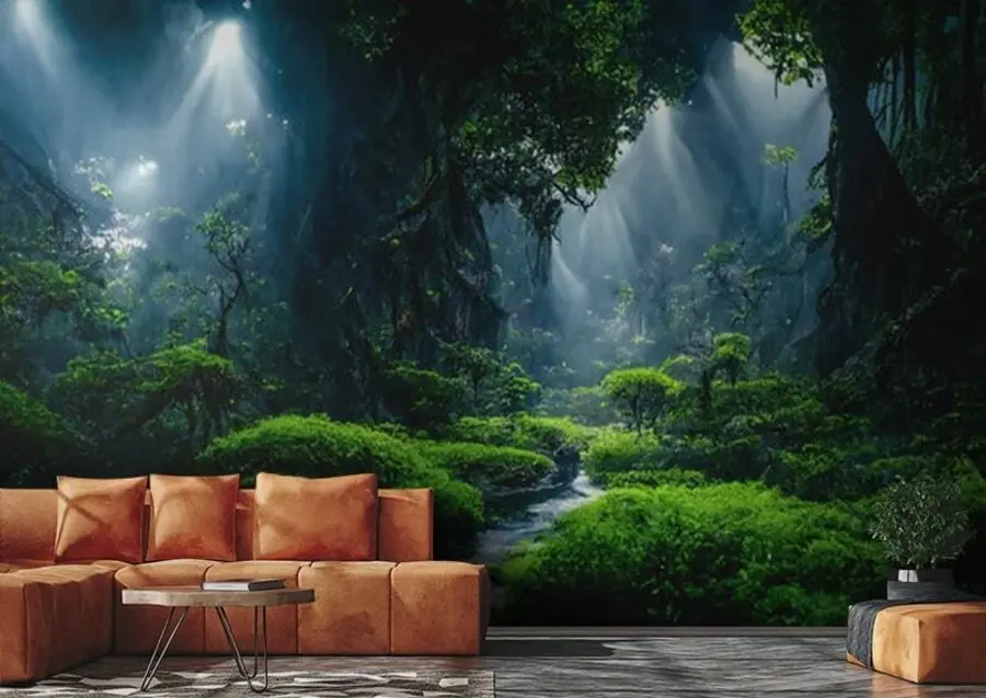 murais de parede Paisagem natural da floresta u72430