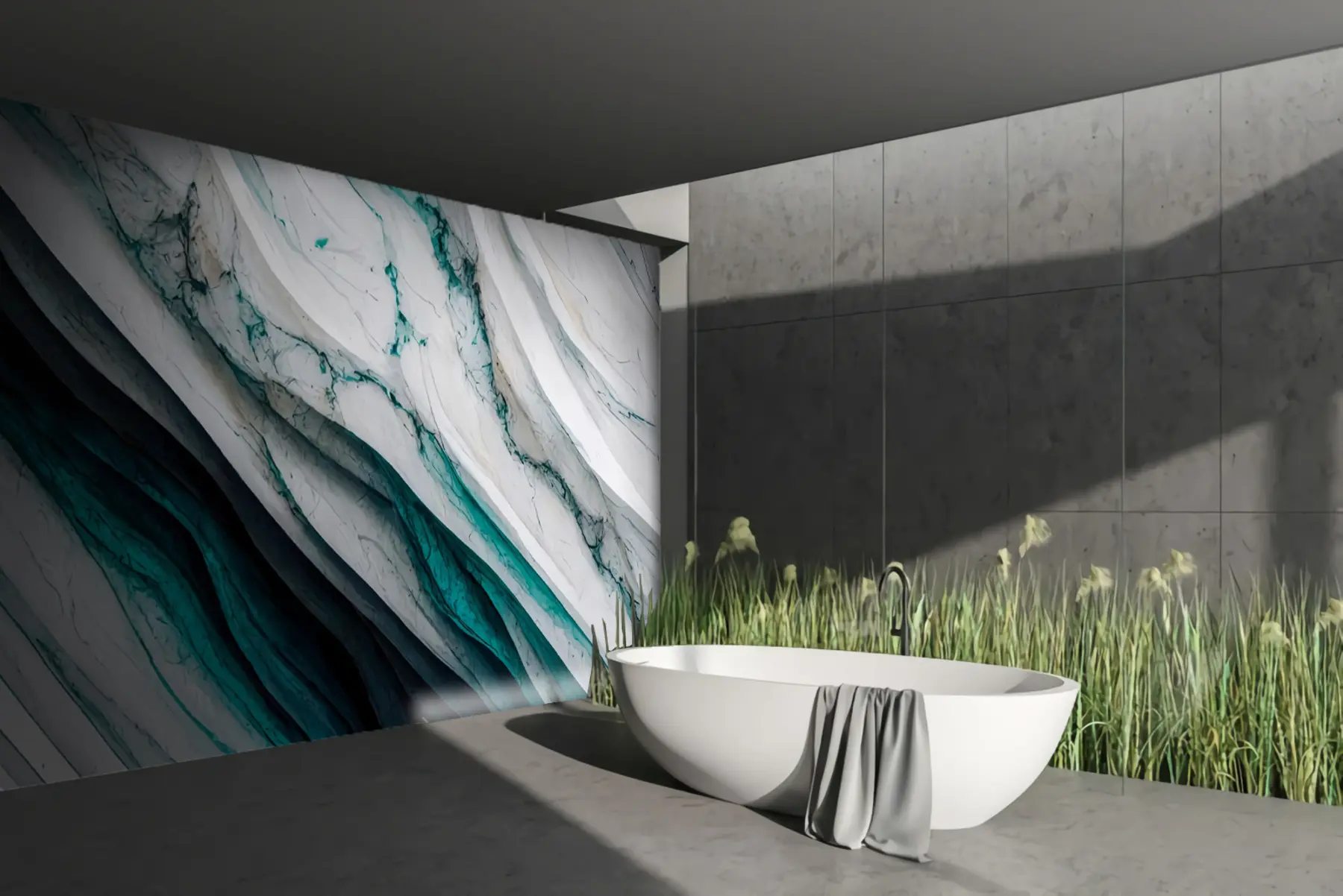 murais de parede Ramo de mármore u72890