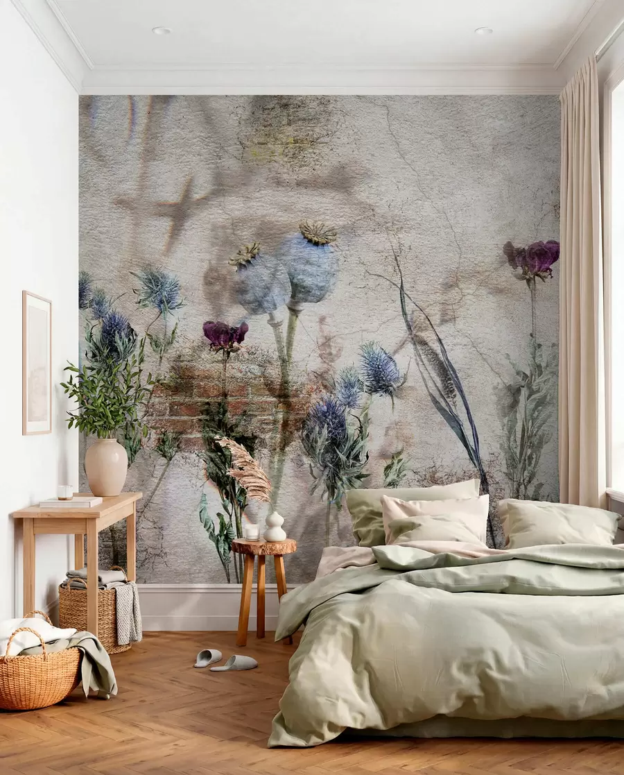 murais de parede Flores e ervas u72771