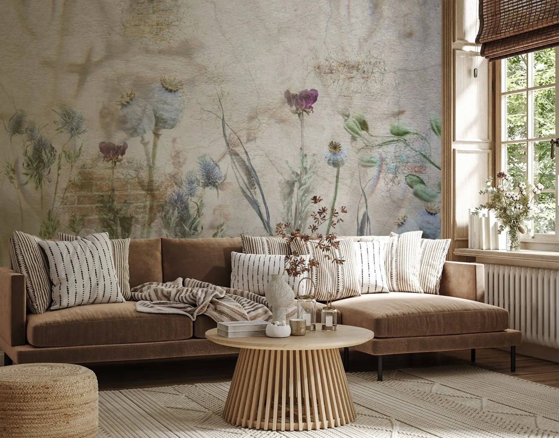 murais de parede Flores e ervas u72771