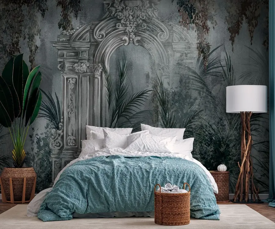 murais de parede Nova tendência de decoração Arco antigo em plantas u73897