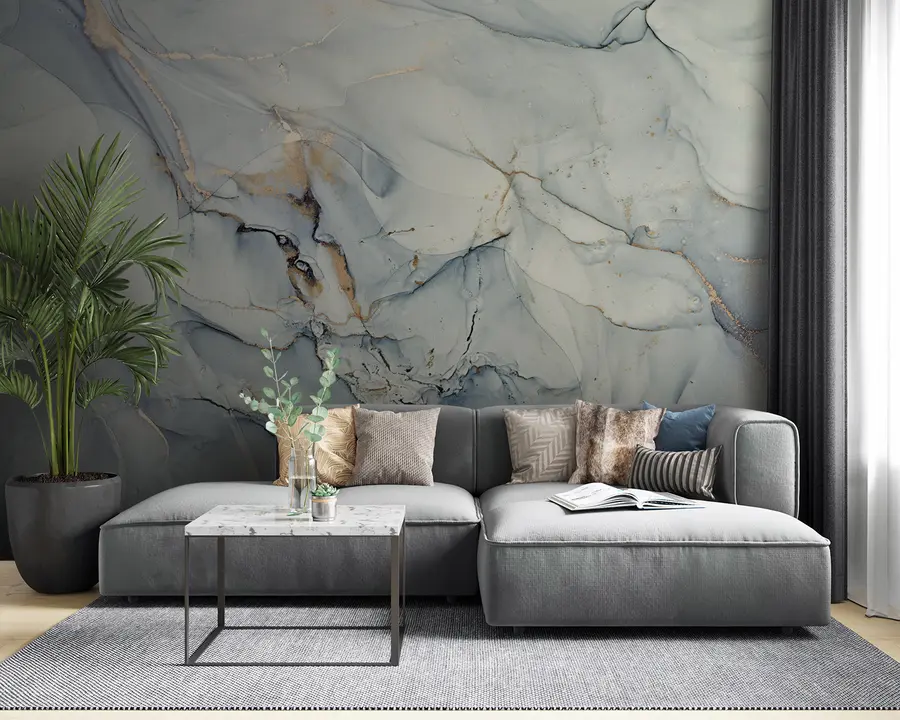 murais de parede Calota polar, neve e derretimento u93432