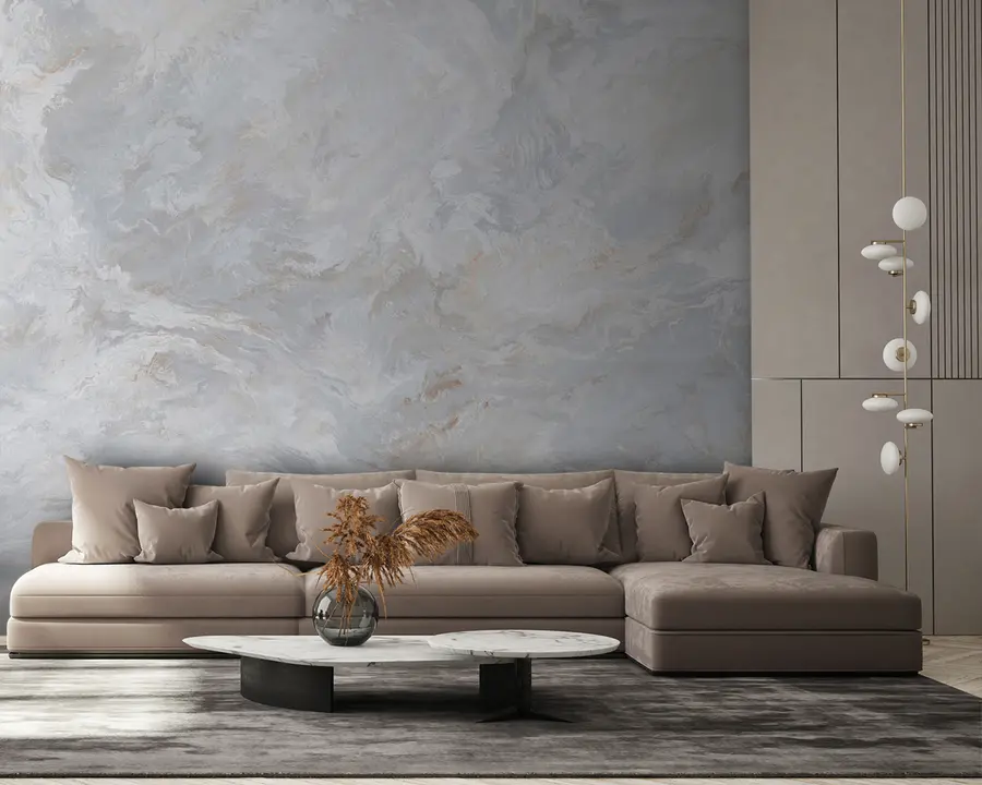 murais de parede Mistura de cinza e marrom u93434