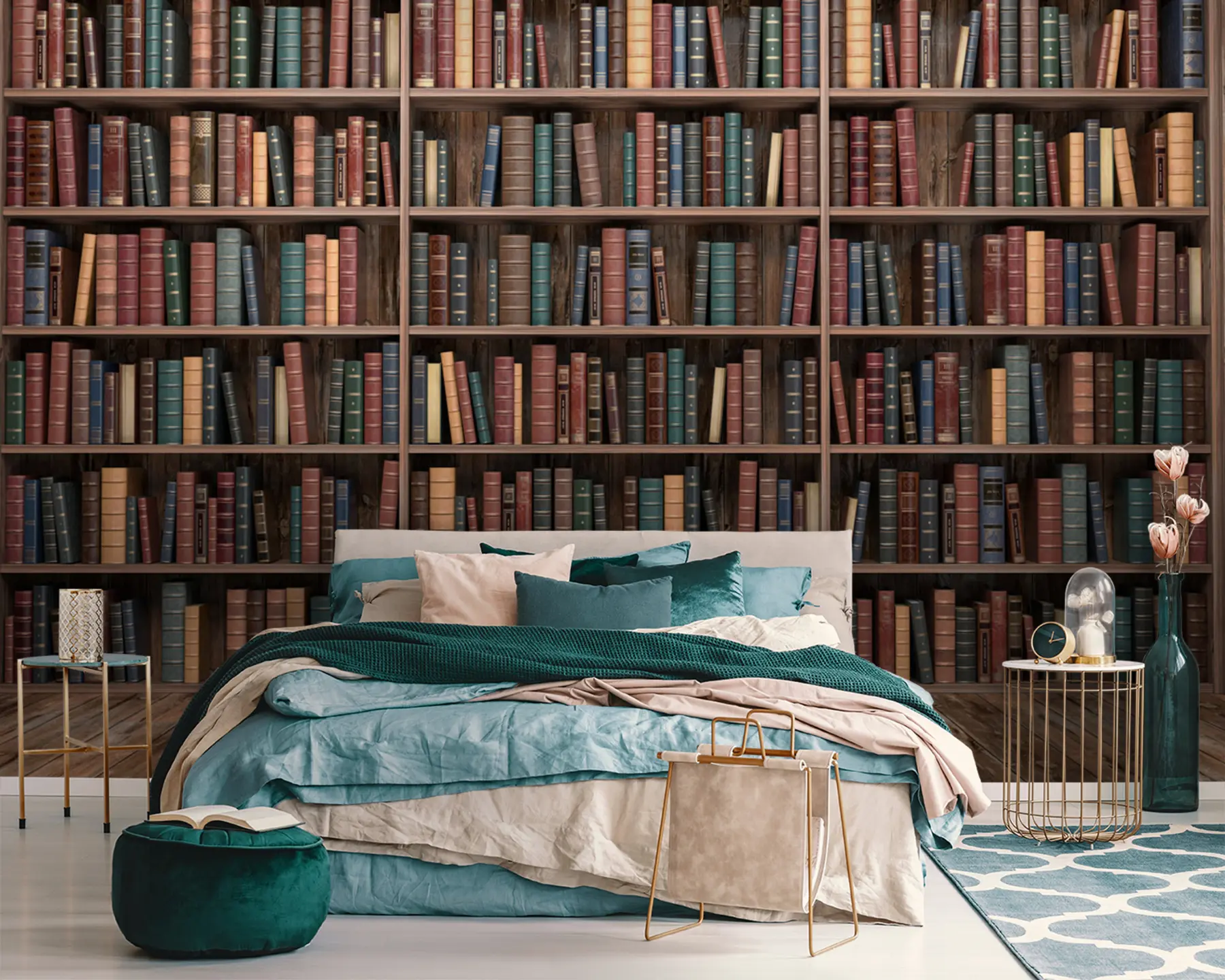 murais de parede Biblioteca impressionante u93501