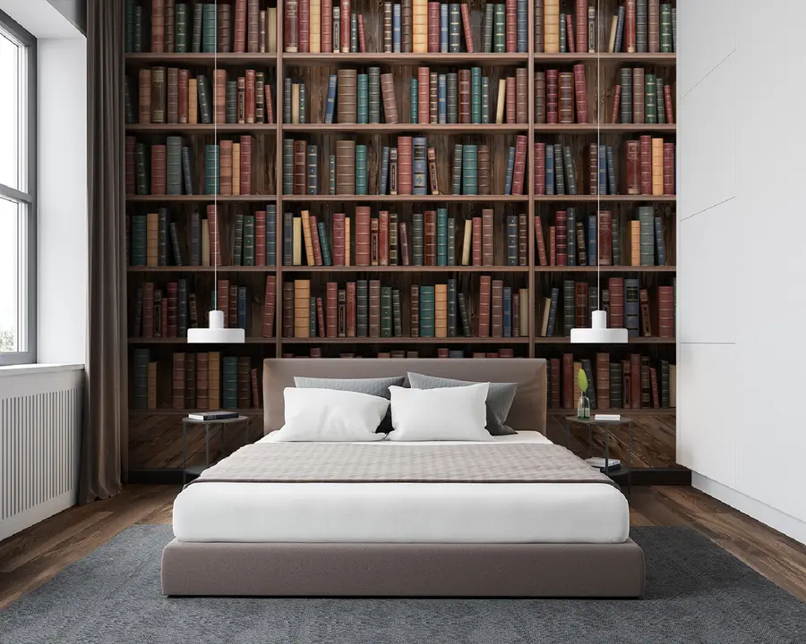 murais de parede Biblioteca impressionante u93501