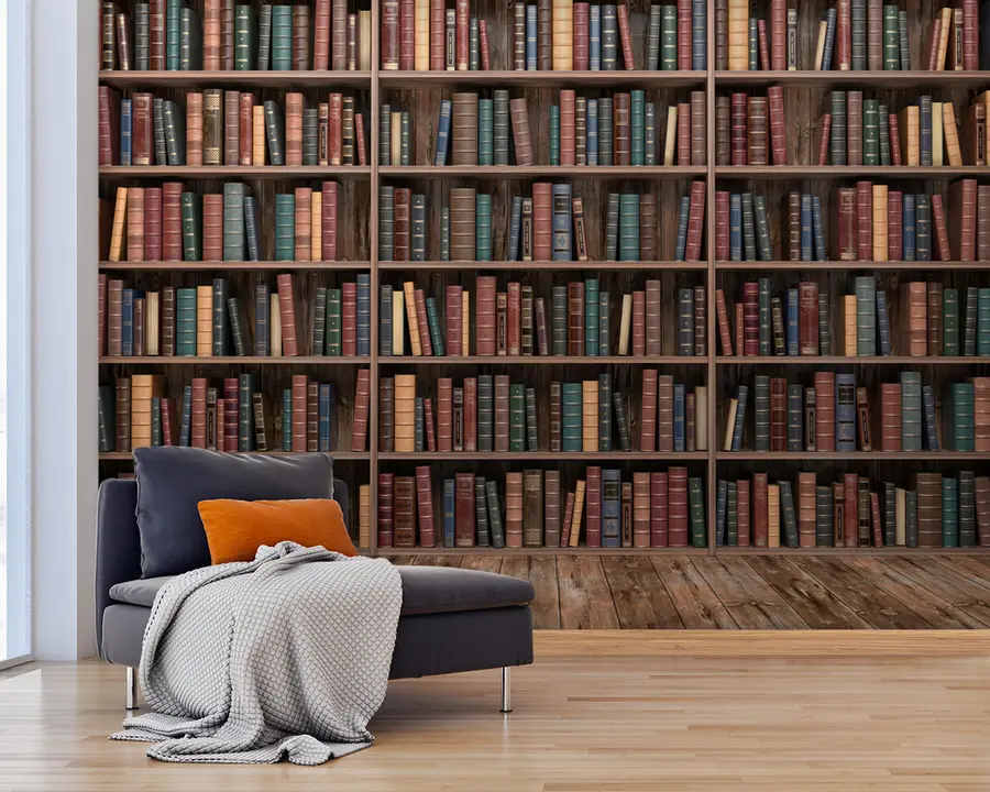 murais de parede Biblioteca impressionante u93501