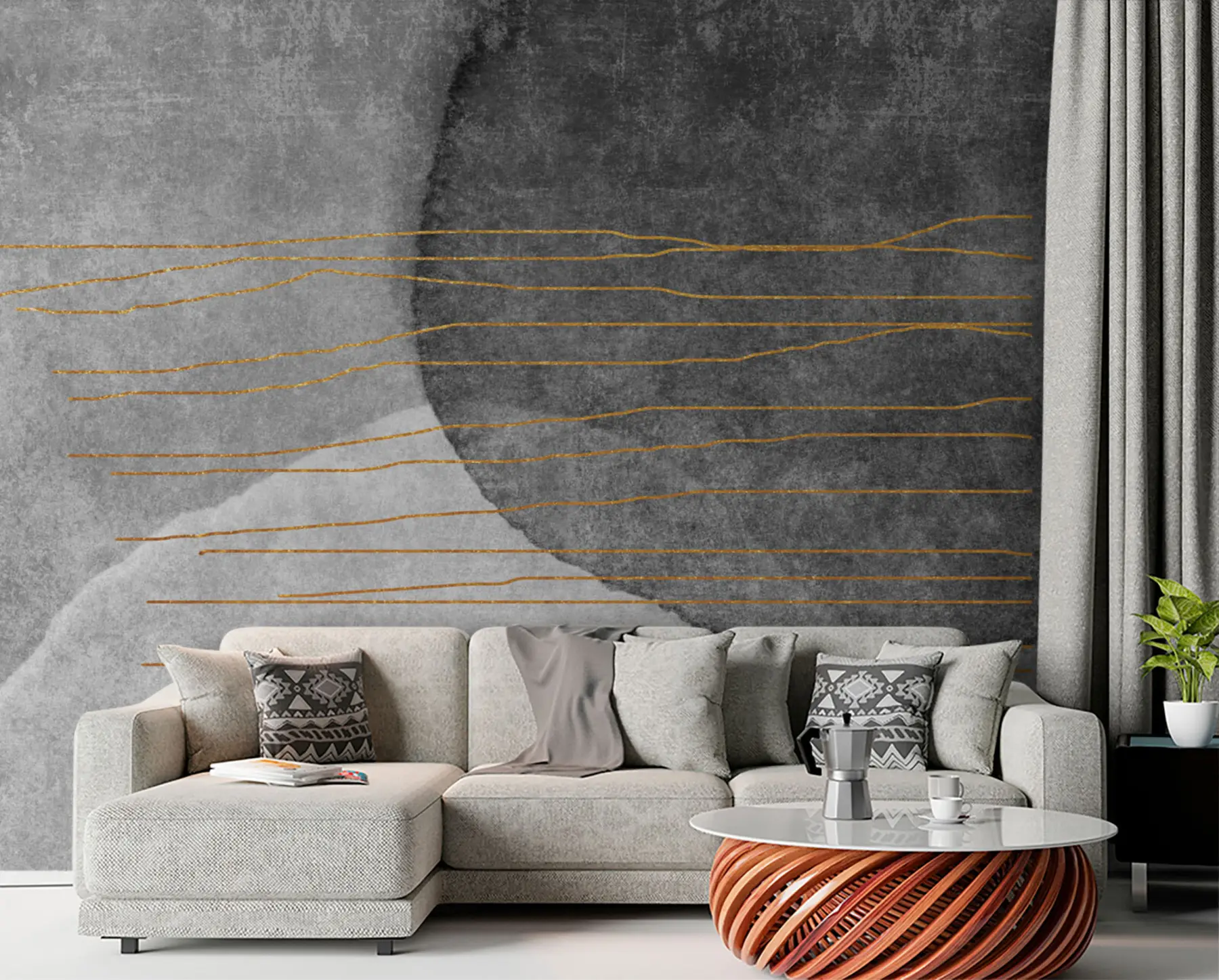 murais de parede Arte abstrata da pintura a óleo u78579