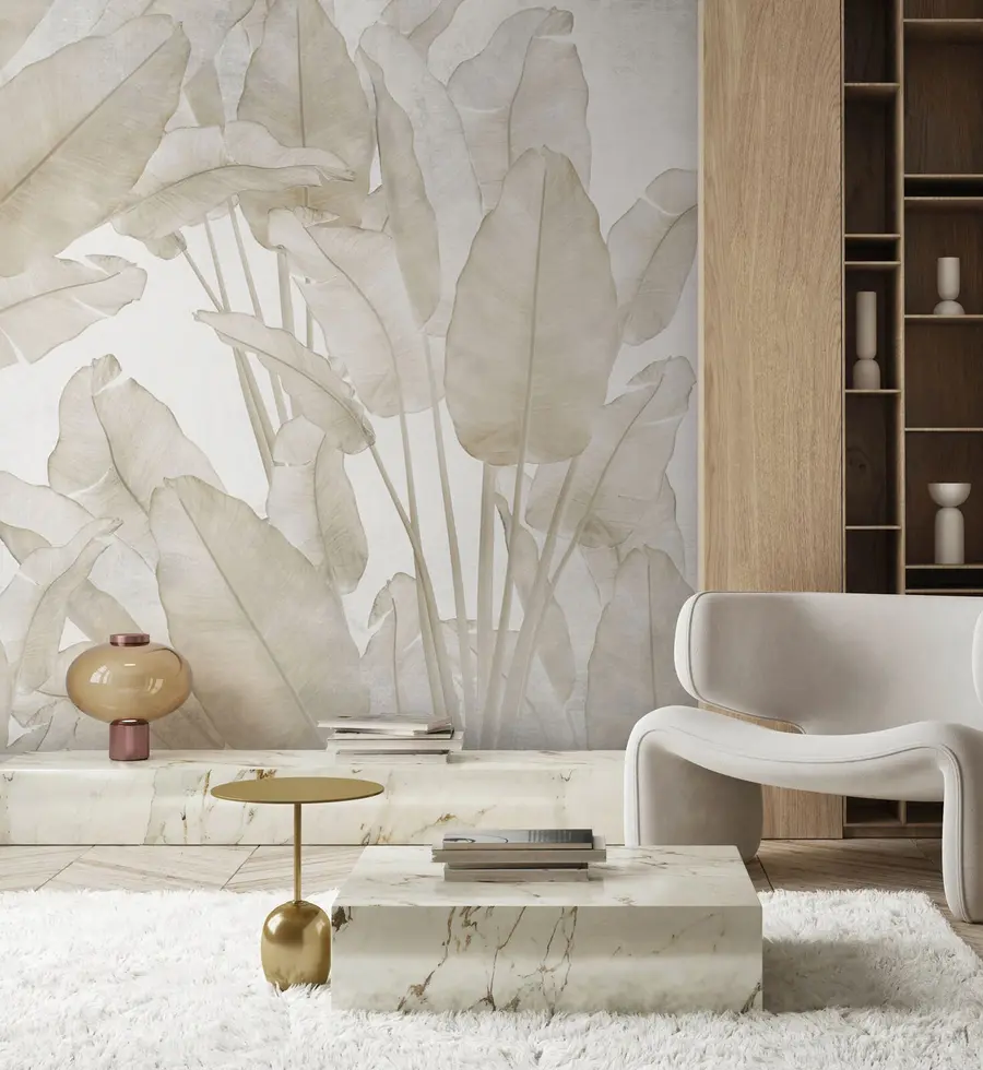 murais de parede Folha de bananeira tendência u73963