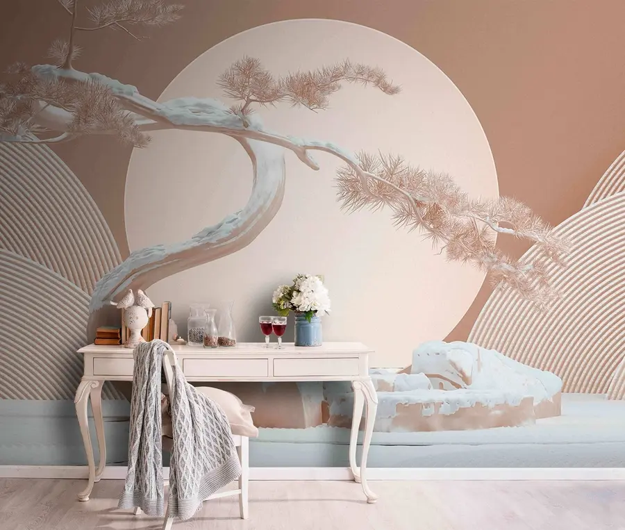 murais de parede Jardim de pedra japonesa u68179