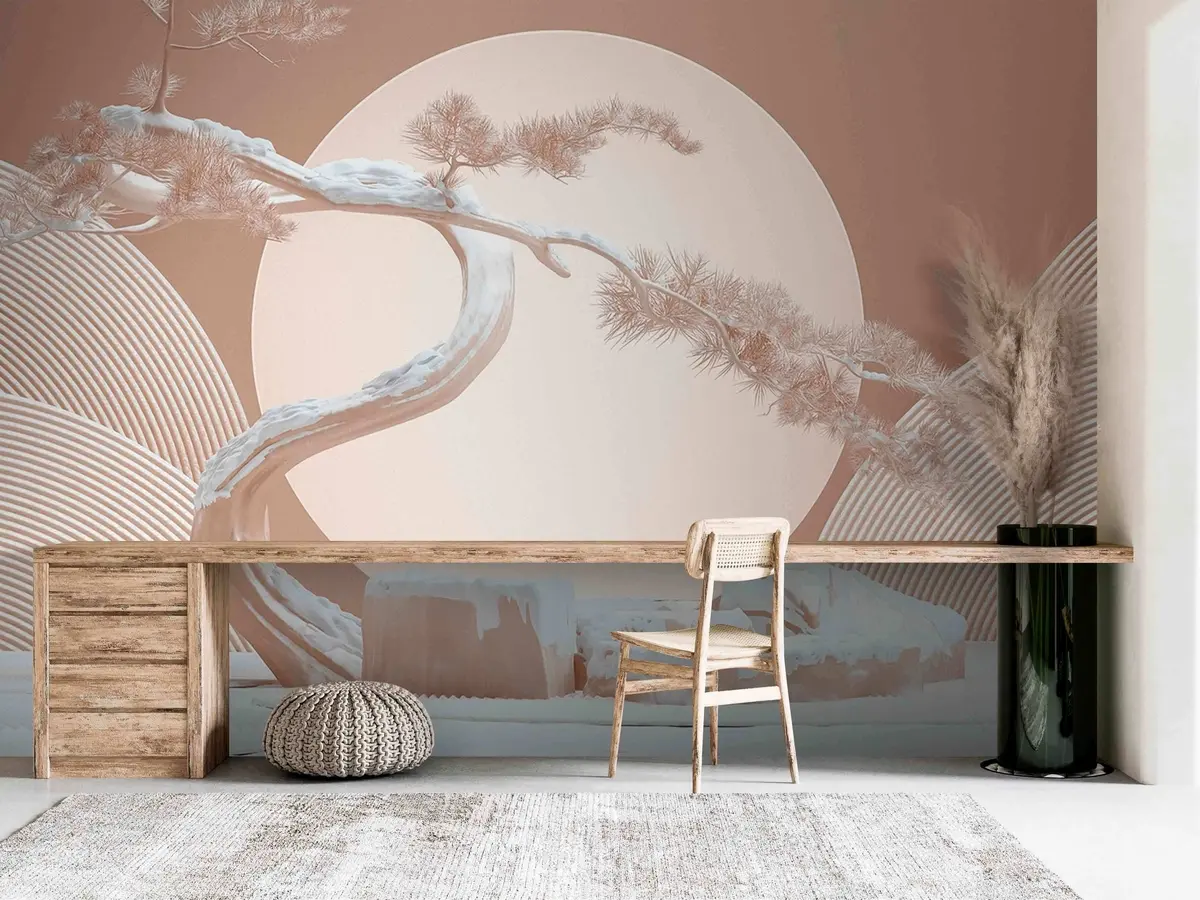 murais de parede Jardim de pedra japonesa u68179